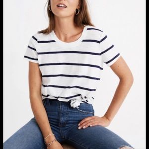 Madewell Knot-front tee